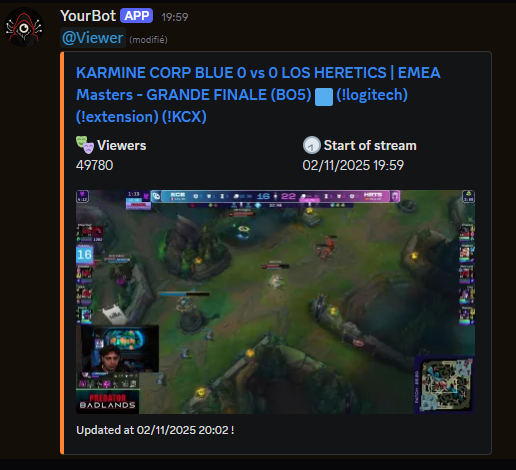 Image live twitch 'pending'