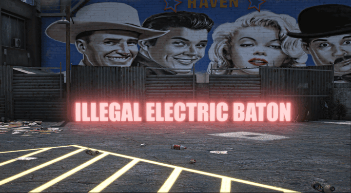 Electric baton gif