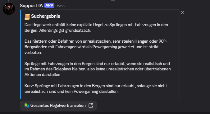 Beispielbild für Bot-Antwort bei Befehl /q